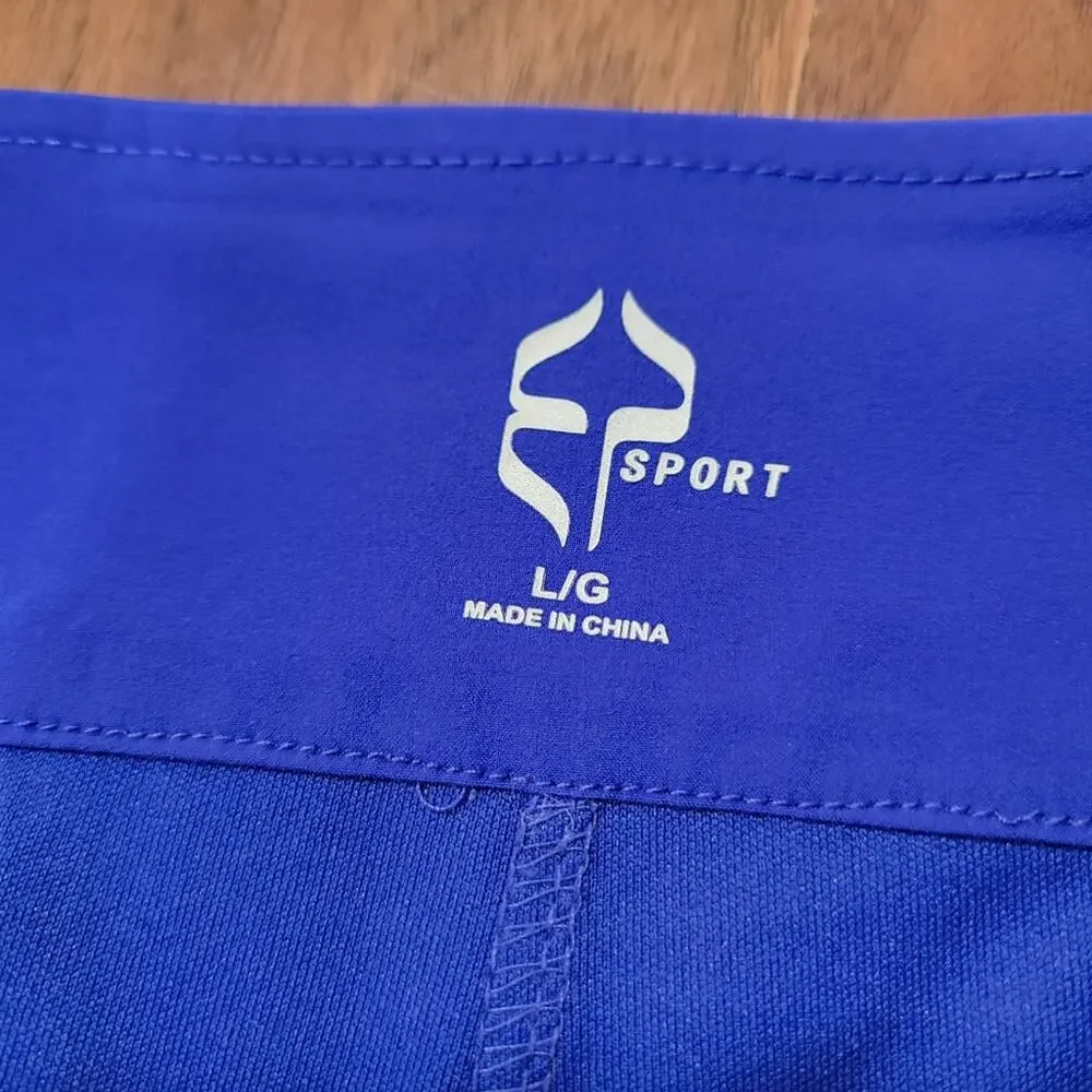 EP Sport Pull on Golf Tennis Skort in Cobalt Blue Size Large